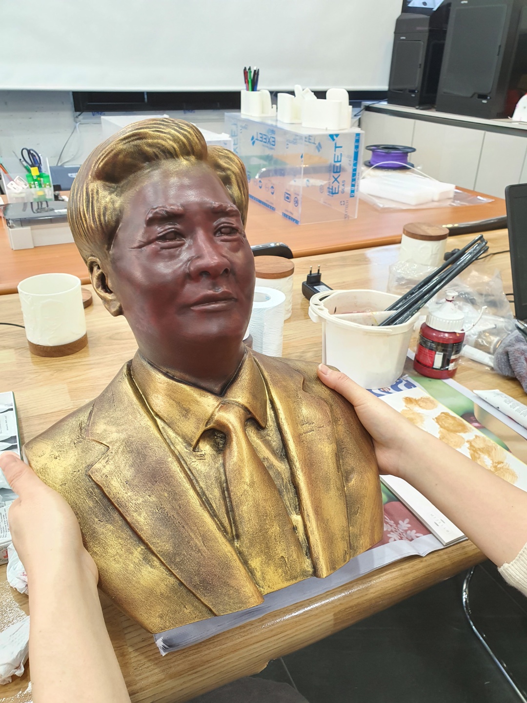 도색작업중