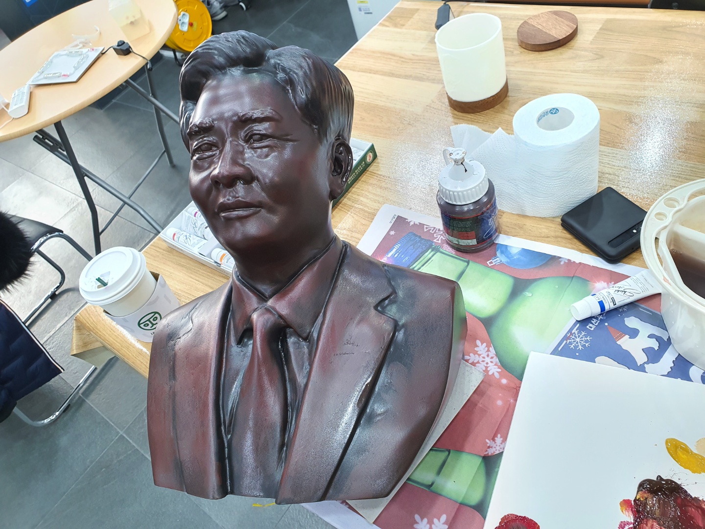 도색작업중